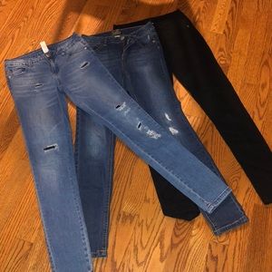 Justice 3 pairs of jeans